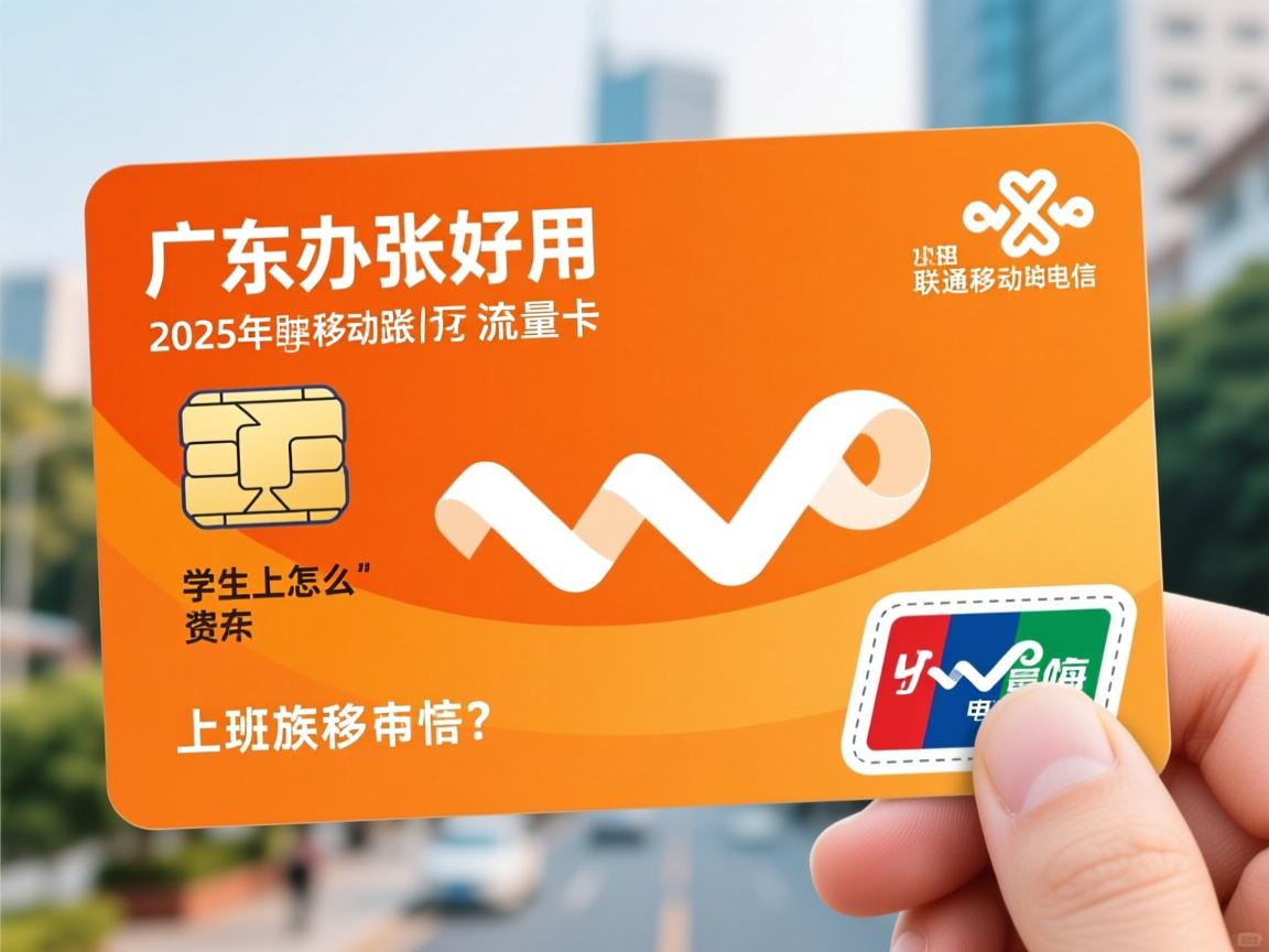 在广东想办张好用的流量卡，2025年联通移动电信谁信号更强资费更实在，学生和上班族该怎么选才不后悔？