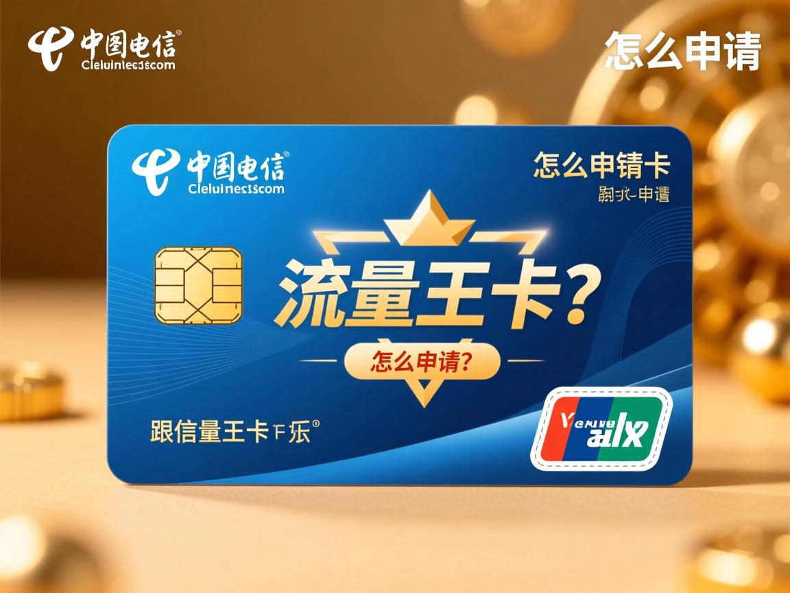 电信流量王卡怎么申请？