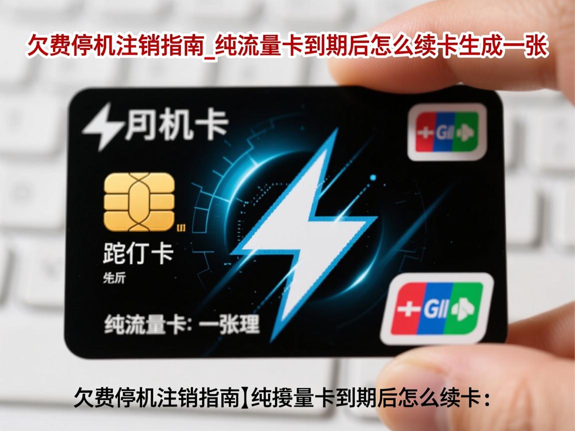 流量卡用完了怎么处理:欠费停机注销指南_纯流量卡到期后怎么续卡