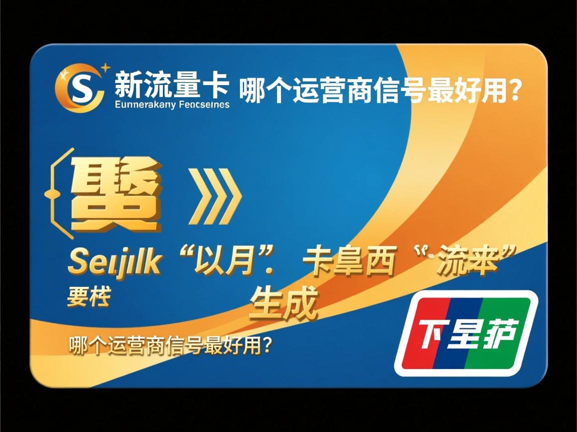 阜新流量卡哪个运营商信号最好用？