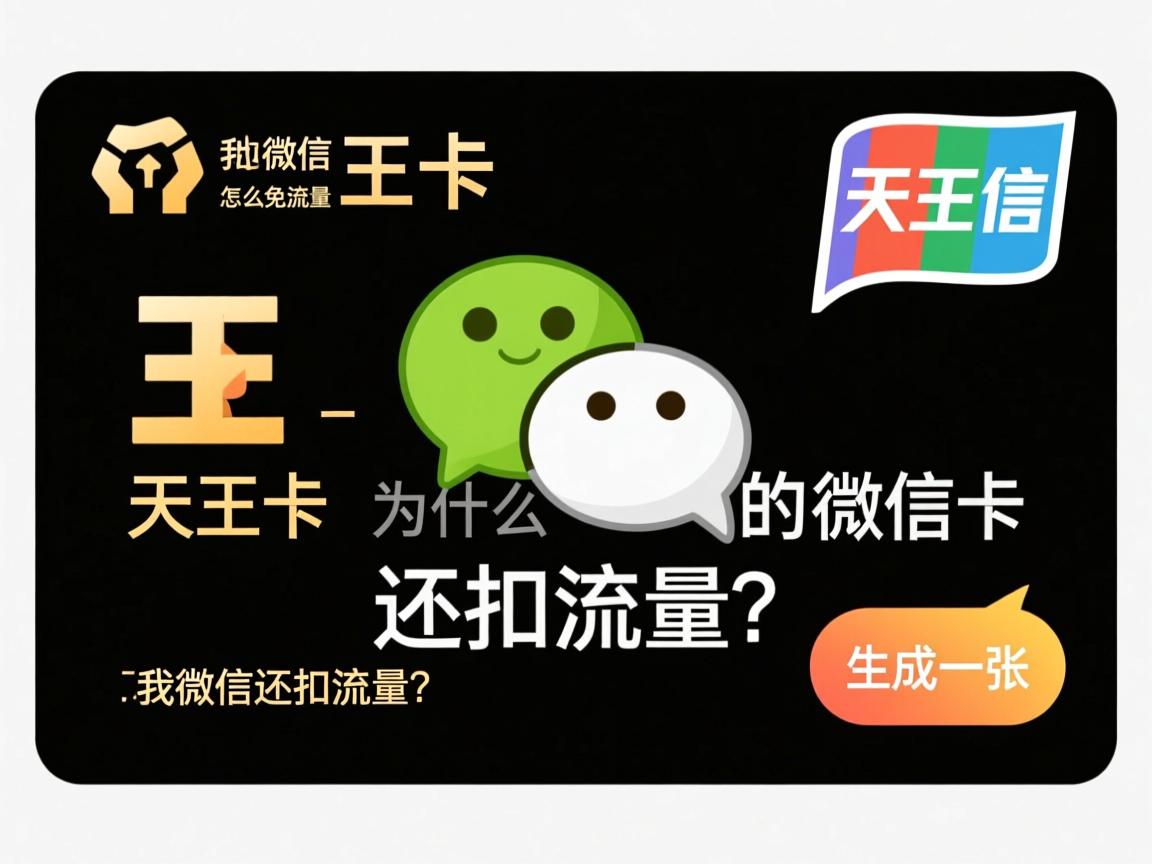 天王卡微信怎么免流量_为什么我的天王卡用微信还扣流量?
