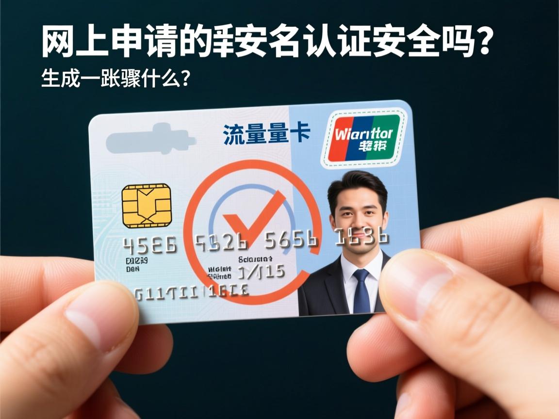 流量卡实名认证安全吗？网上申请的流量卡实名步骤是什么？