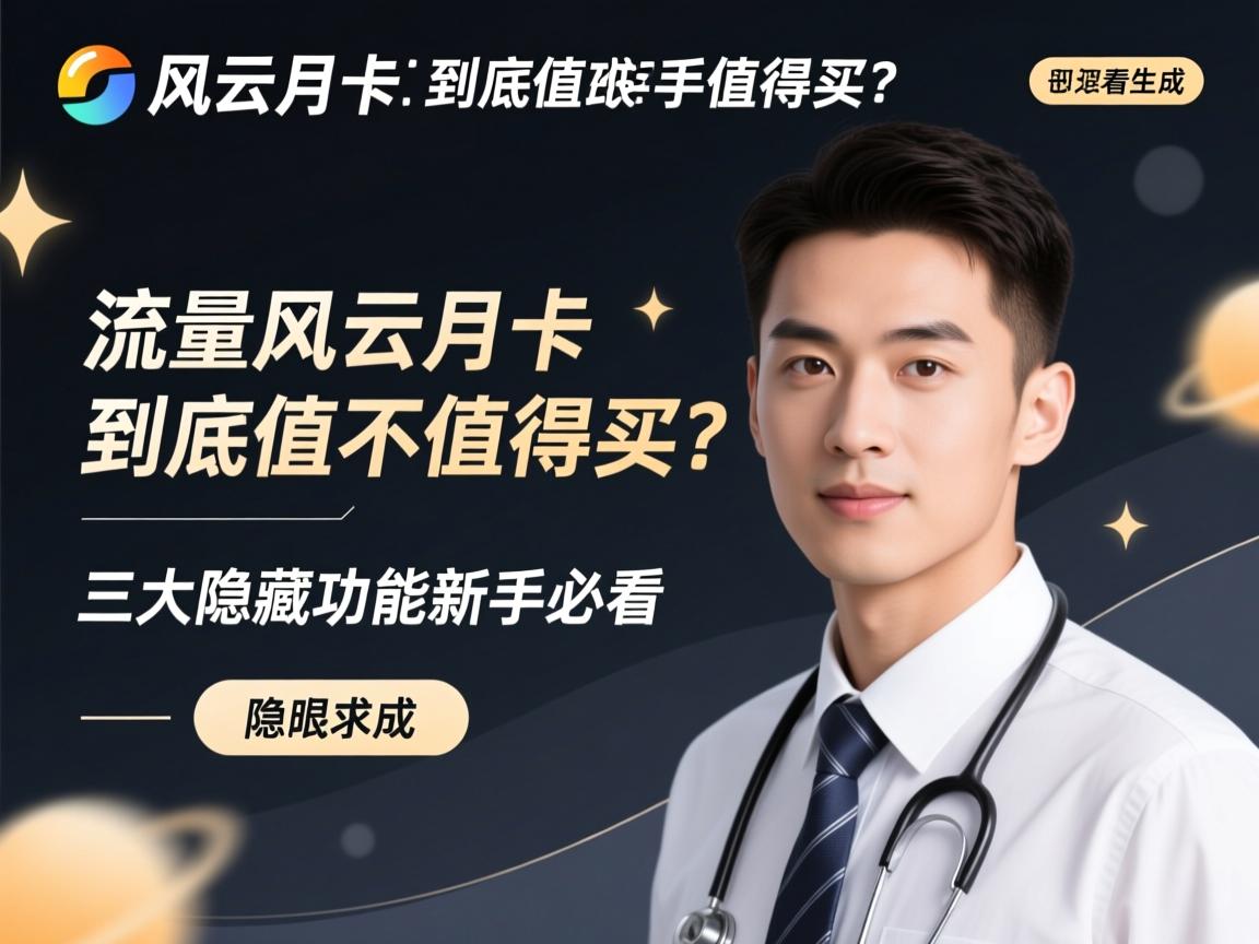 流量风云月卡到底值不值得买？三大隐藏功能新手必看