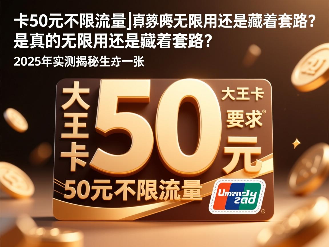 大王卡50元不限流量_是真的无限用还是藏着套路？2025年实测揭秘
