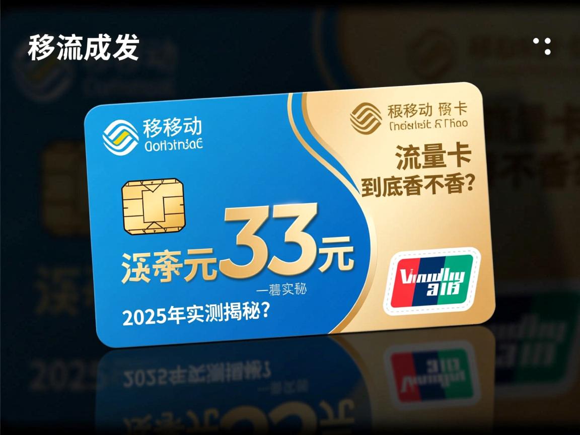 移动33元流量卡到底香不香?2025年实测揭秘