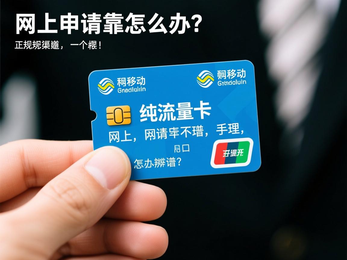 移动纯流量卡怎么办理?网上申请靠不靠谱,手把手教你辨别正规渠道!