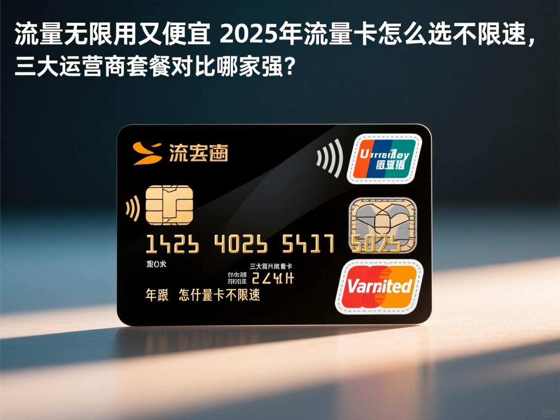 什么卡流量无限用又便宜,2025年流量卡怎么选不限速,三大运营商套餐对比哪家强？