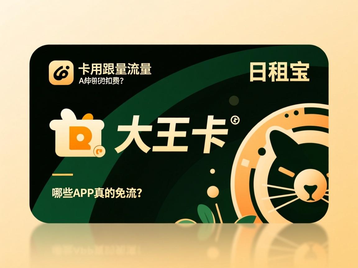 大王卡用流量是日租宝吗,具体如何扣费,哪些APP真的免流?
