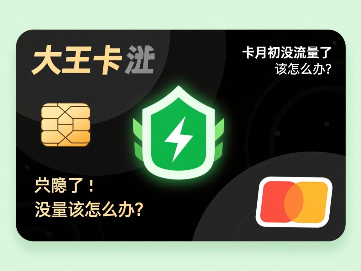 大王卡月初没流量了该怎么办?