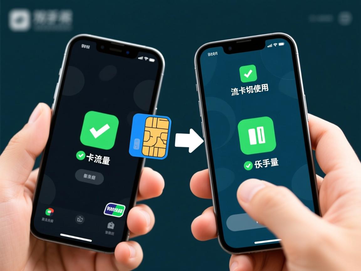 双卡手机流量怎么切换使用?