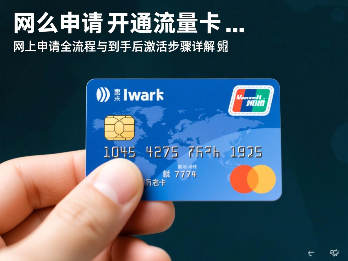 怎么开通流量卡 _ 网上申请全流程与到手后激活步骤详解 📱