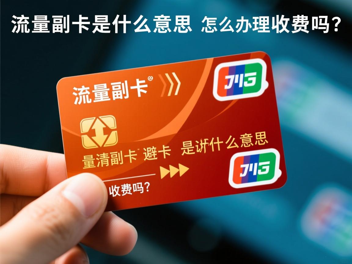 流量副卡是什么意思，怎么办理？收费吗？一篇讲清副卡使用与避坑指南
