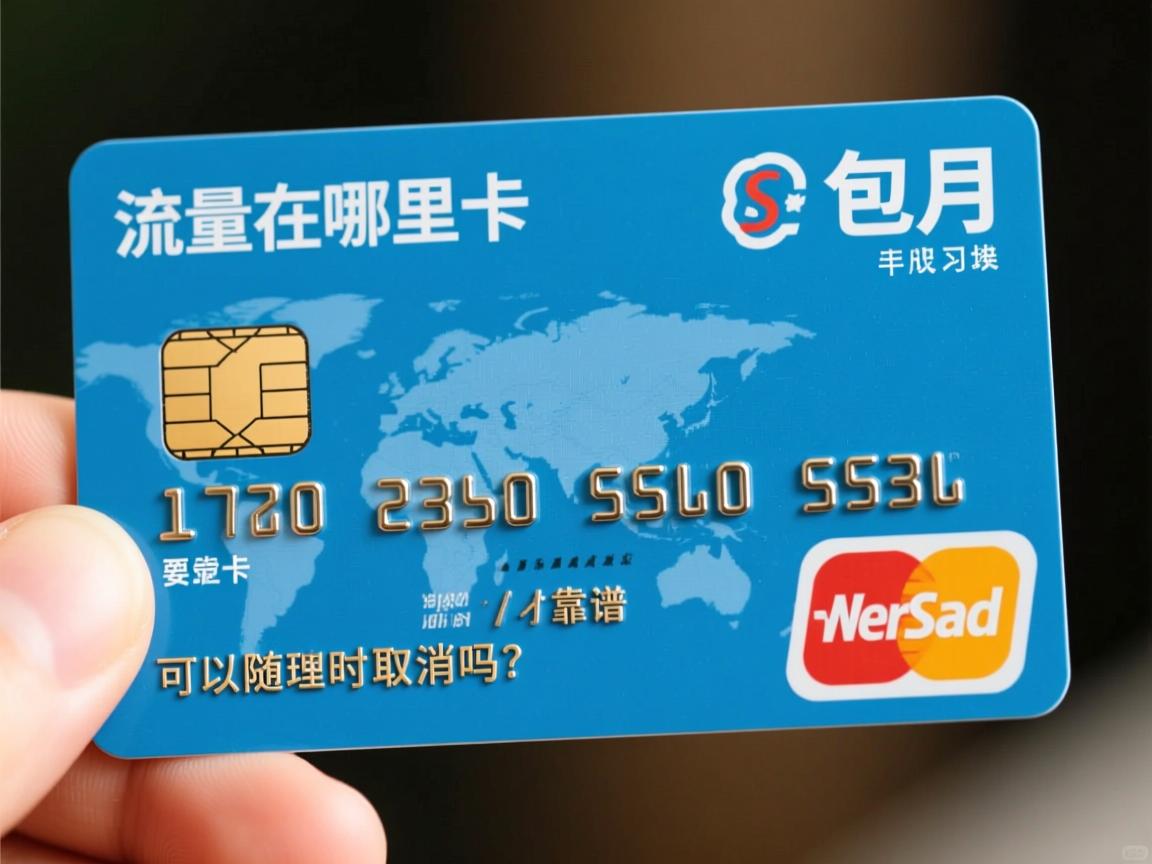 包月的流量卡在哪里买，如何办理才靠谱？可以随时取消吗？