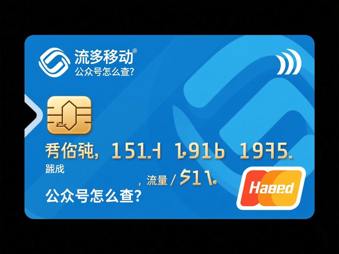 移动纯流量卡查询流量_公众号怎么查？