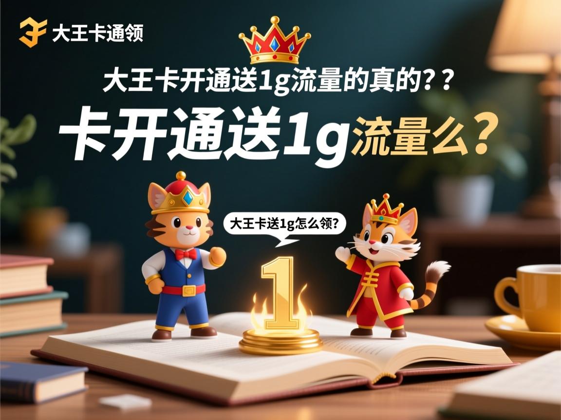 大王卡开通送1g流量怎么领_大王卡开通送1g流量是真的吗？