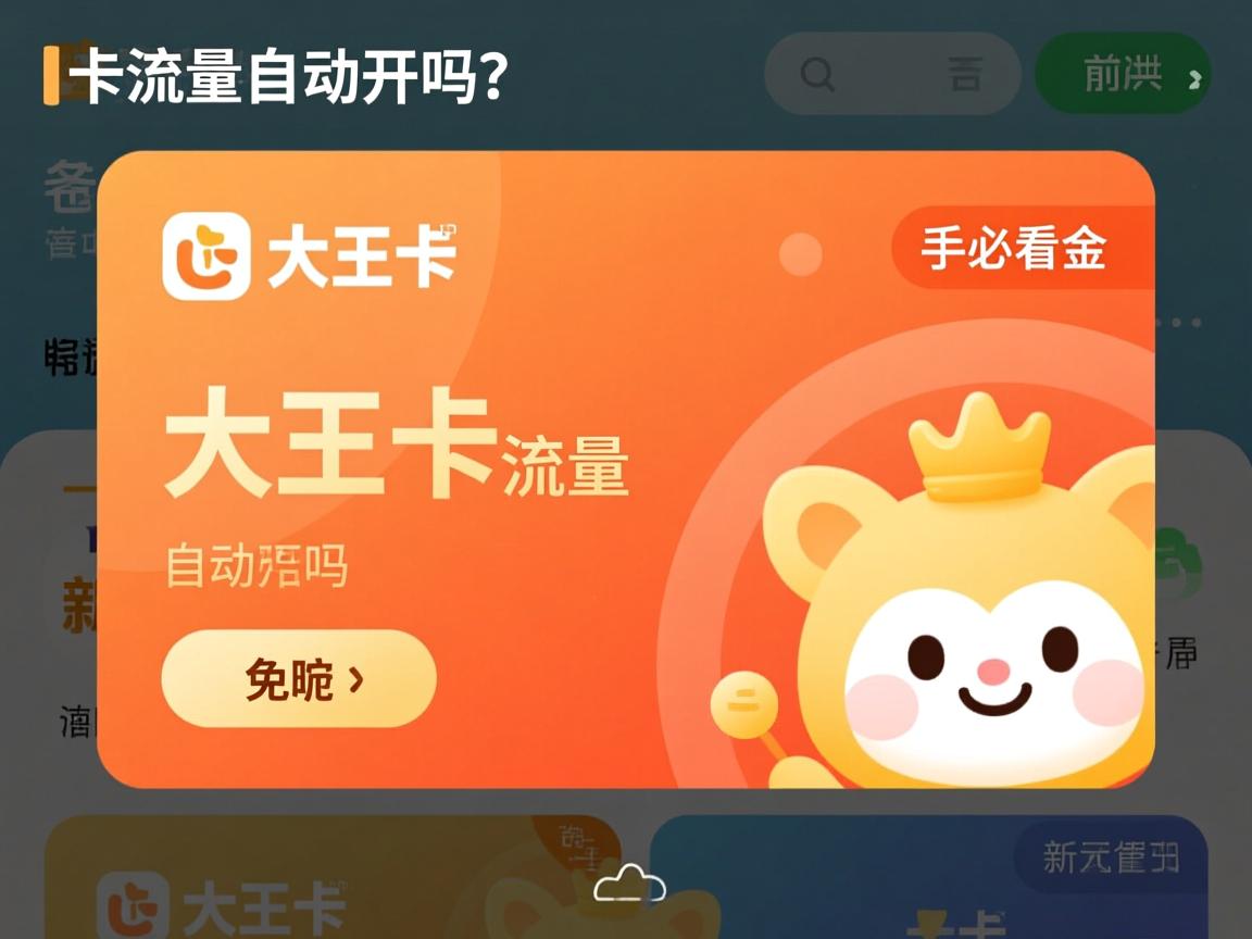 大王卡流量是自动开吗｜免流功能激活全攻略｜新手必看设置指南