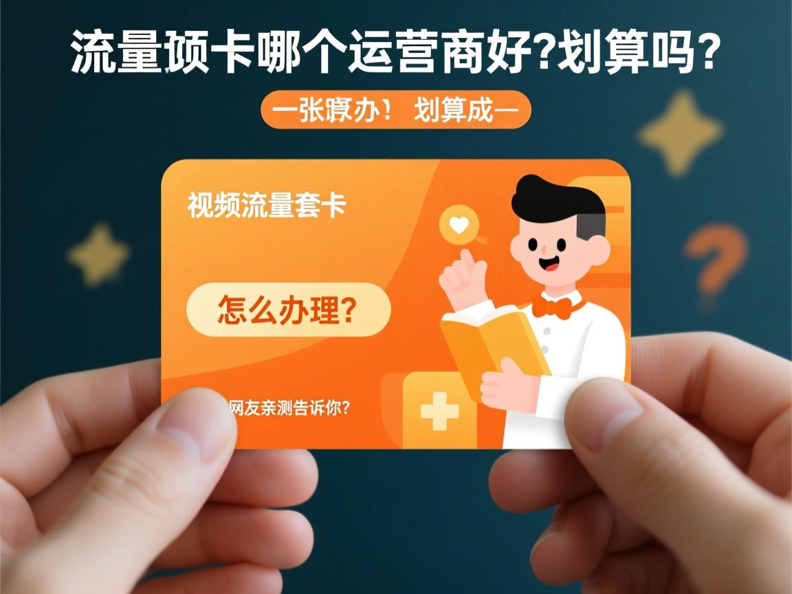 视频流量套卡哪个运营商好?划算吗?怎么办理?3个网友亲测告诉你