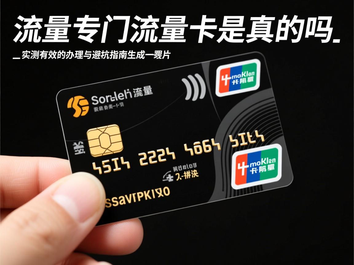 专门的流量卡是真的吗 _ 实测有效的办理与避坑指南