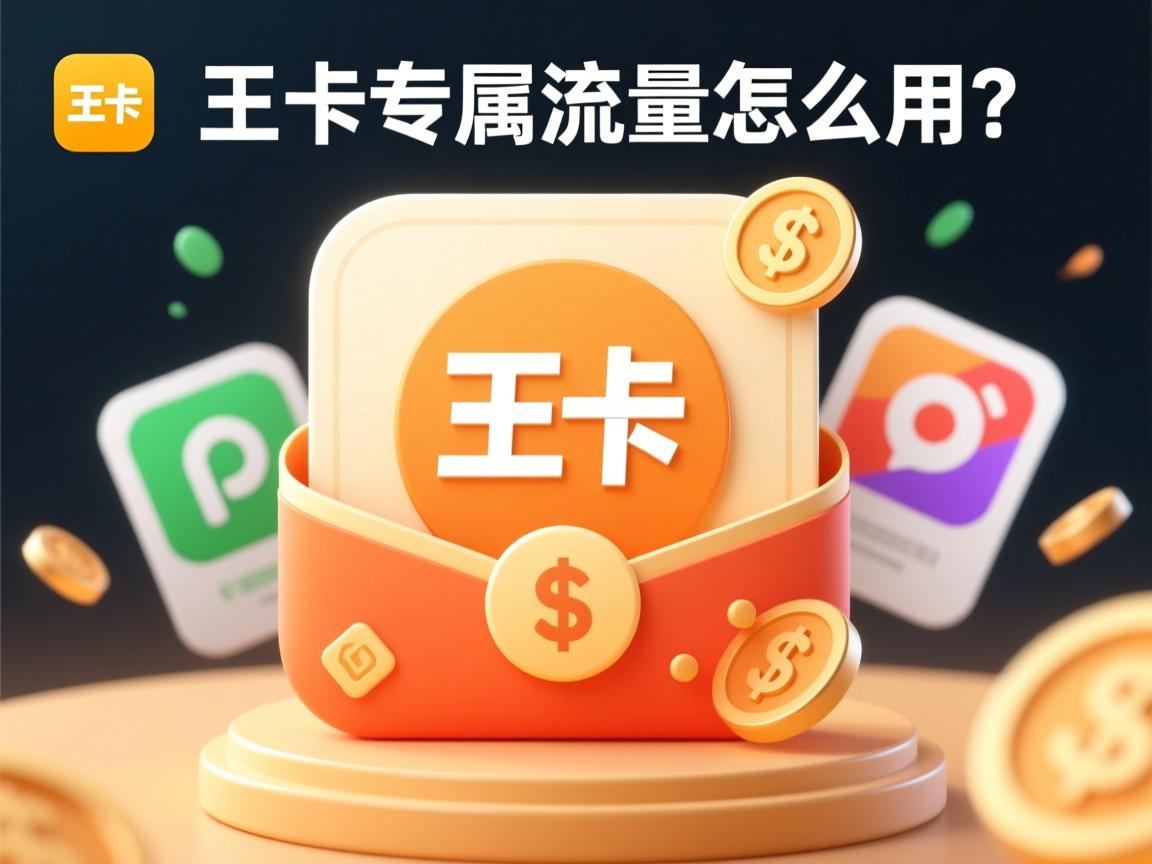 王卡专属流量包括哪些应用_王卡专属流量怎么用？