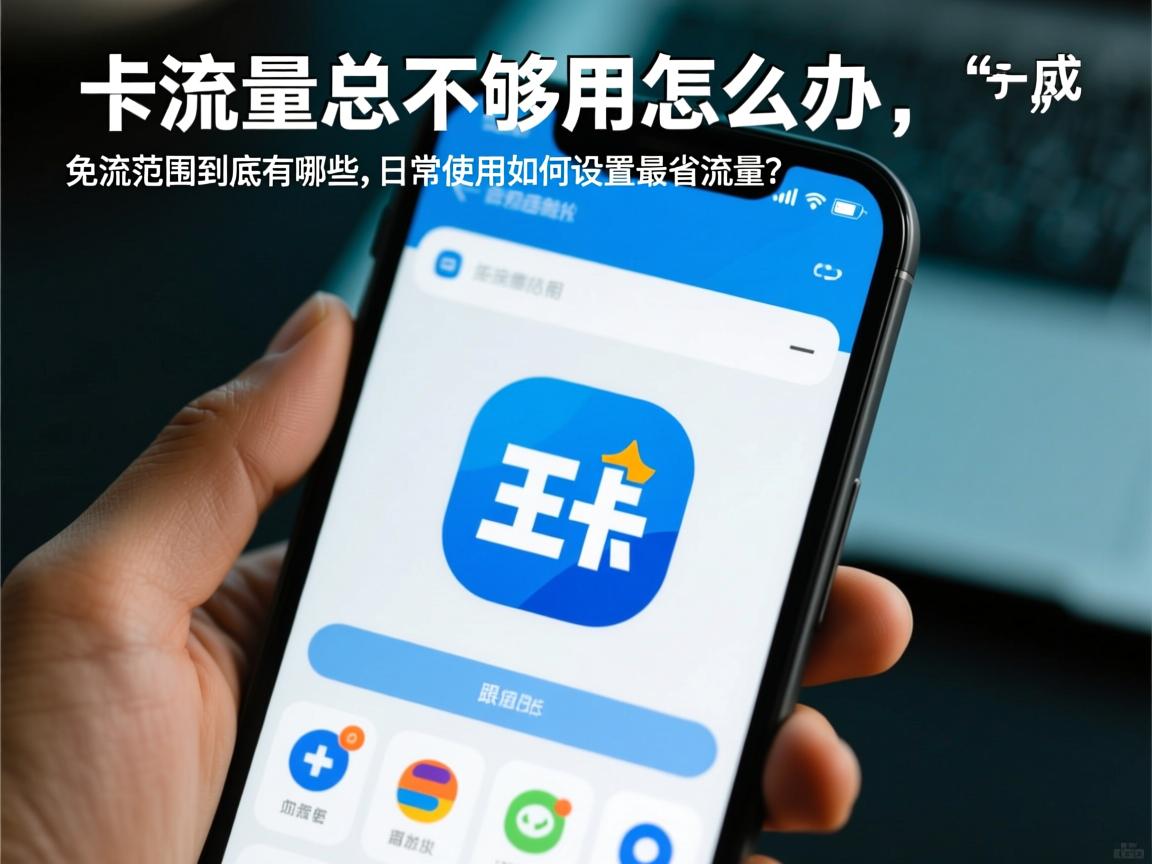 王卡流量总不够用怎么办,免流范围到底有哪些,日常使用如何设置最省流量?